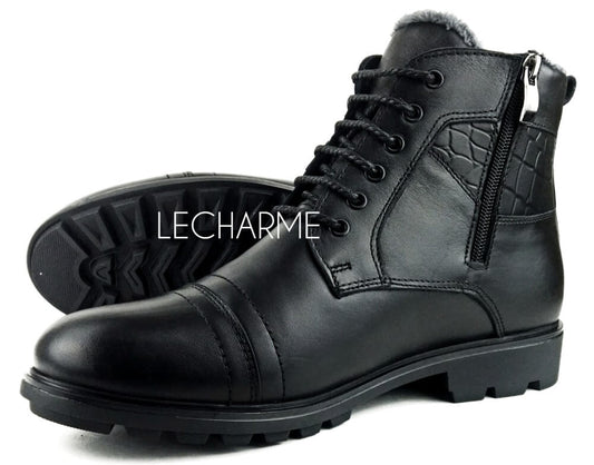 Chaussure STOCKHOLM Noir cuir