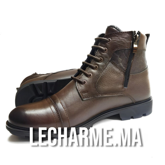 Chaussure STOCKHOLM Marron cuir