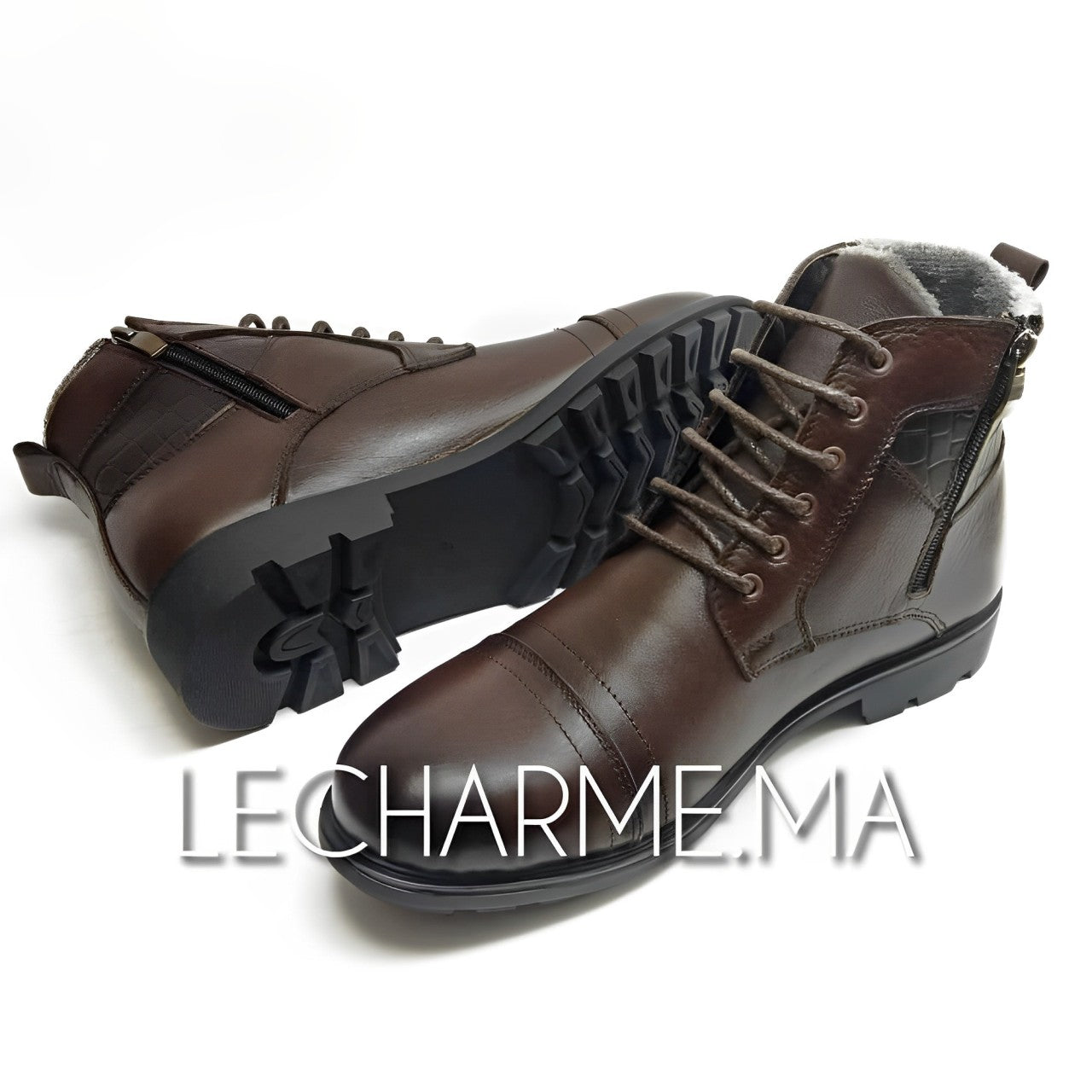 Chaussure STOCKHOLM Marron cuir